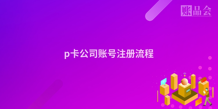 p卡公司账号注册流程