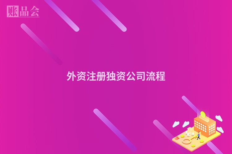 外资注册独资公司流程