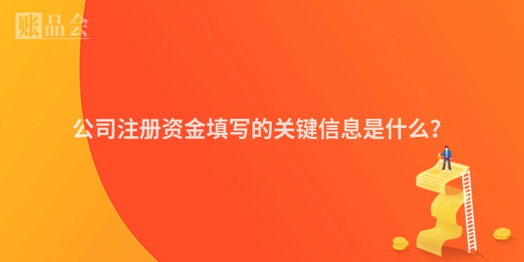 公司注册资金填写的关键信息是什么?